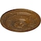 Ekena Millwork Small Classic Ceiling Medallion (Fits Canopies up to 10"), 40 1/4"OD x 3 1/8"P, Smokey Topaz Crackle CM40CLSTC - alternate 4